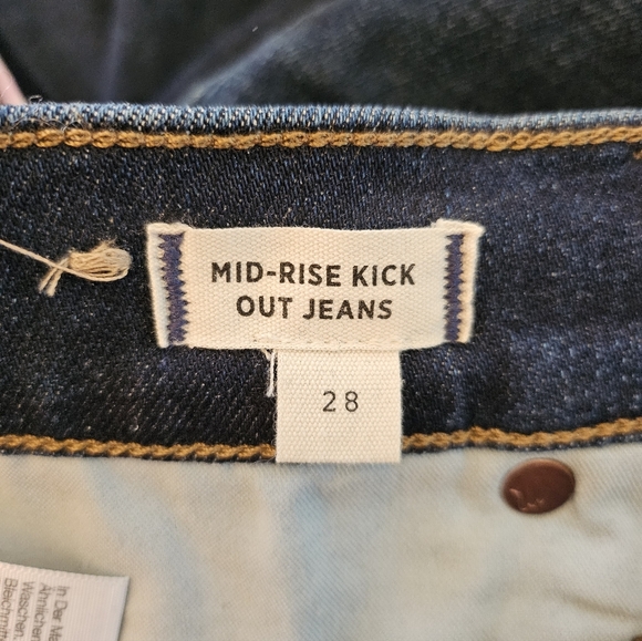 Madewell Mid Rise Kick Out Boot Cut Jeans 28 - Picture 3 of 4